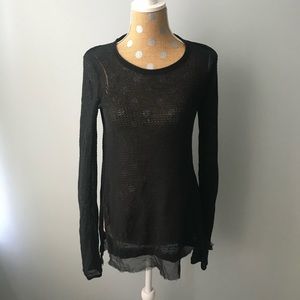 Simply Vera Wang See Through Tunic